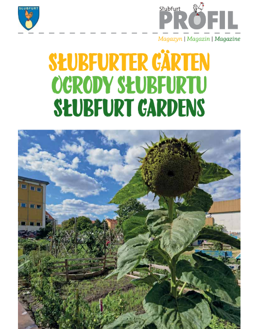 Brochure about Słubfurt Gardens
